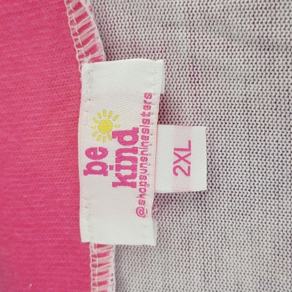 Sunshine Sisters Tie Dyed Long Sleeve Top Size 2X - Picture 4 of 7